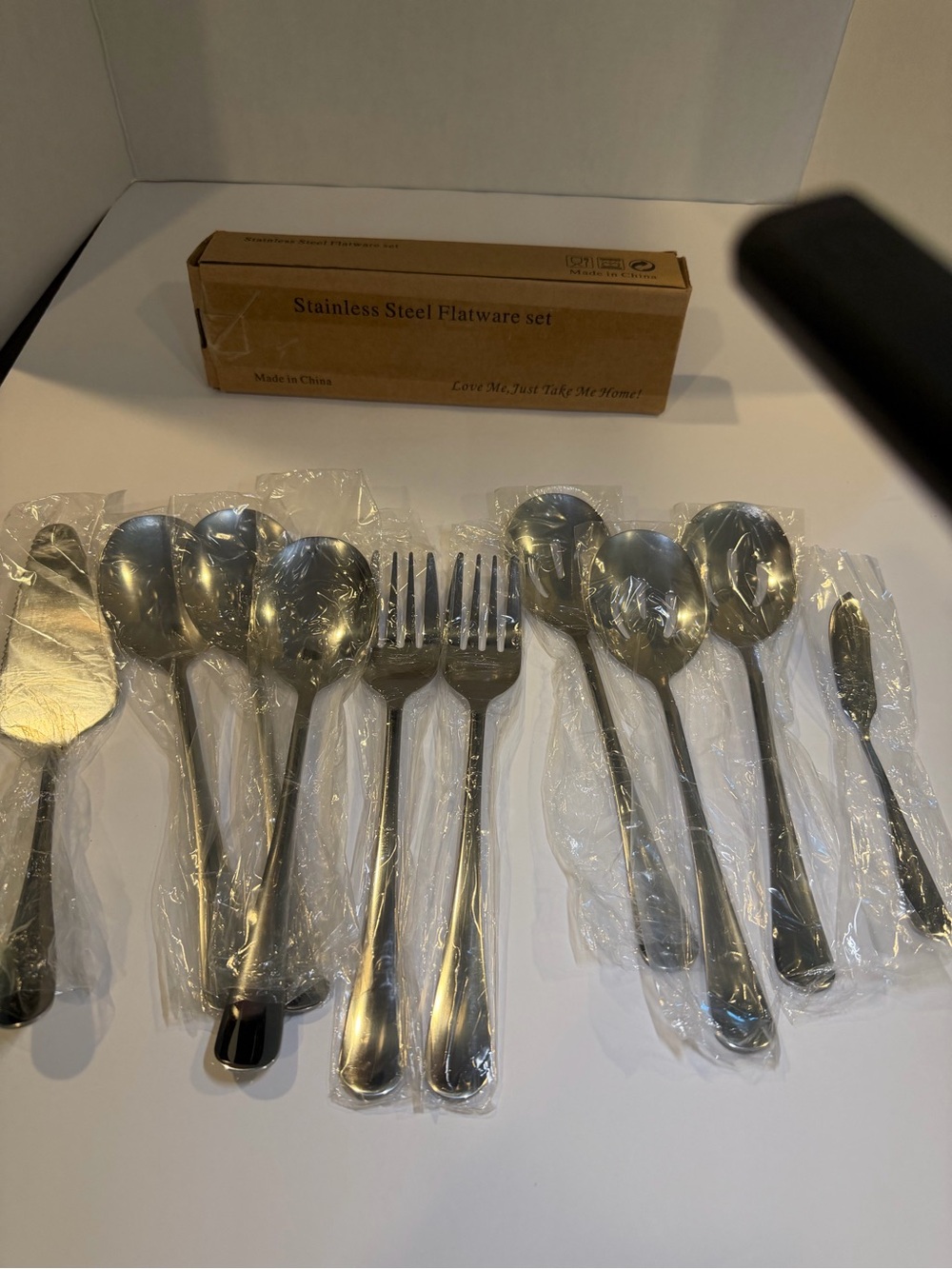 Stainless Steel Flatware Set - Silver - Unbranded
